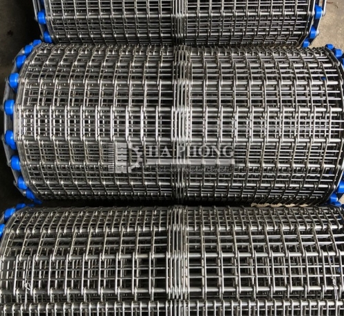 Băng tải lưới inox dạng eyelink