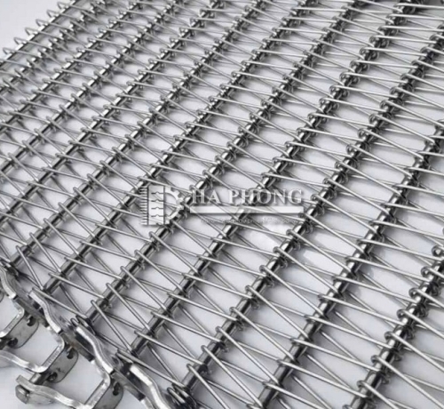 Băng tải lưới inox chạy xoắn ốc