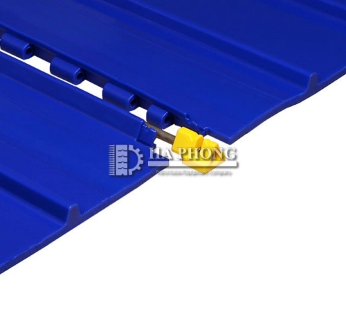 Băng tải PU đồng nhất nối bản lề nhựa