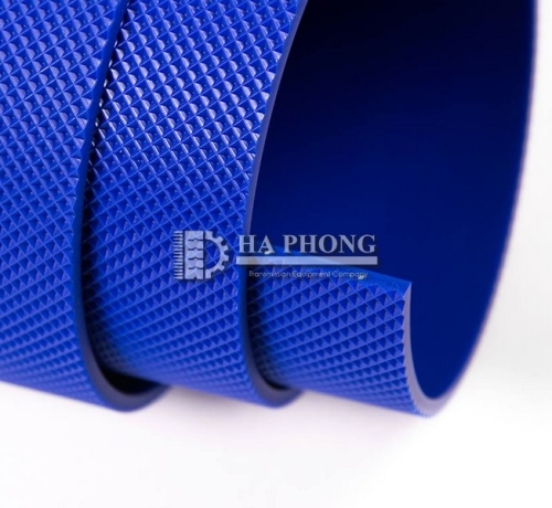 Băng tải PU mặt caro nhám