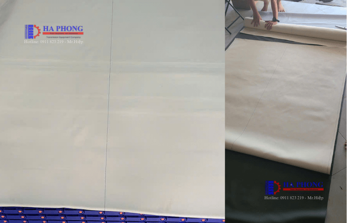 Băng tải Cotton ứng dụng trong nhà máy bánh - Ngành thực phẩm