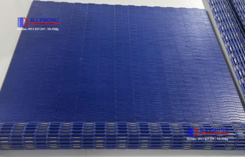 Băng tải nhựa Habasit M0870 Micropitch Flat Top 0.3