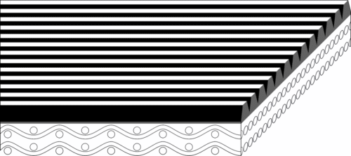 Cấu trúc băng tải PVC Habasit NSL-8EFCV_1