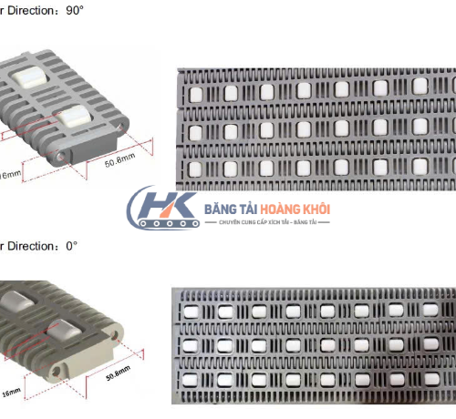 Băng tải nhựa Hongs Belt HS-3900C ngành lốp xe
