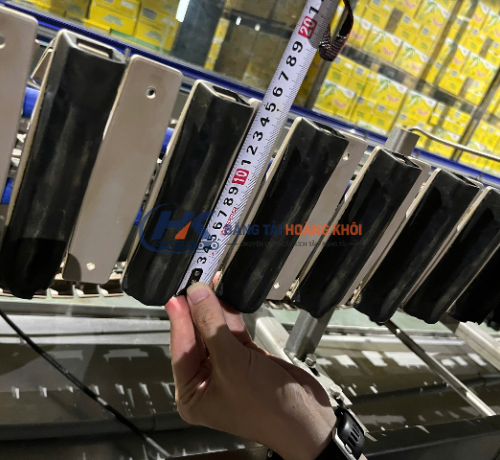 Băng tải xích dựng chai Hongs Belt HS-1873D