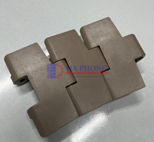 Băng tải xích nhựa HS-880 Tab chạy cong